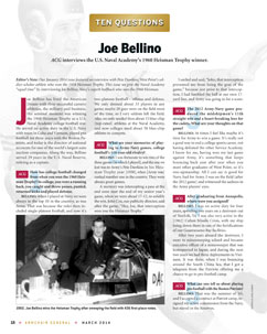Joe Bellino Armchair General