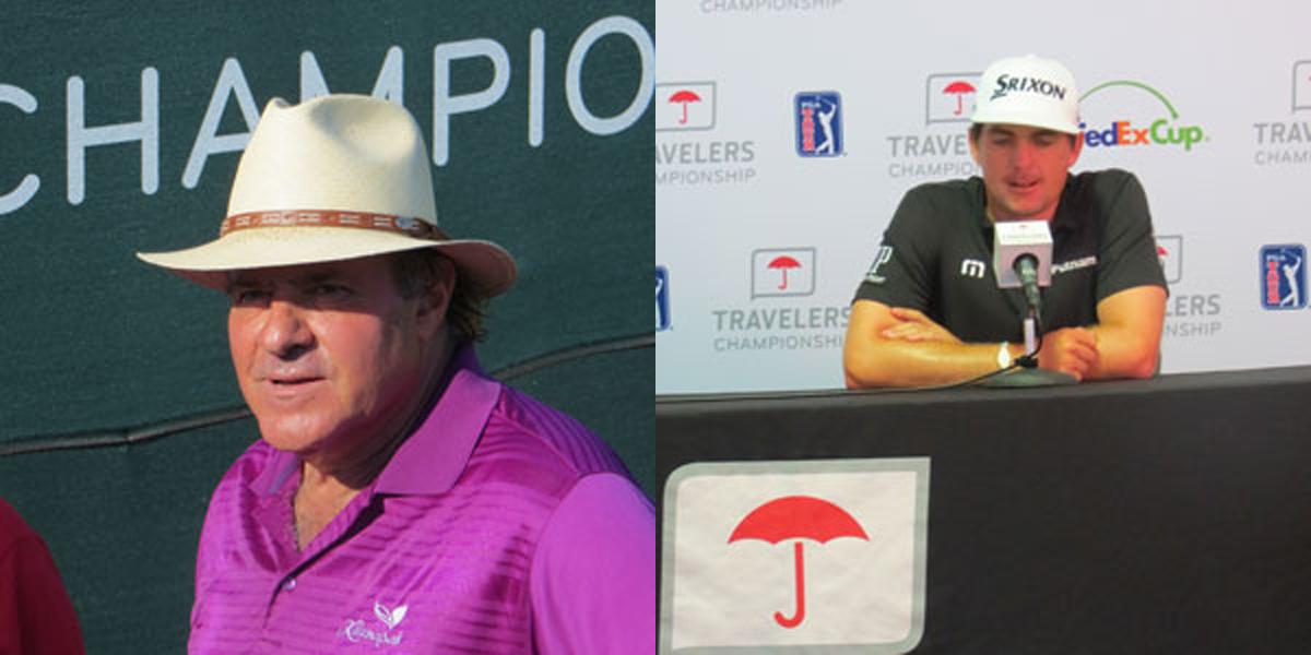 Chris Berman, Keegan Bradley at 2015 Travelers Celebrity Pro-Am